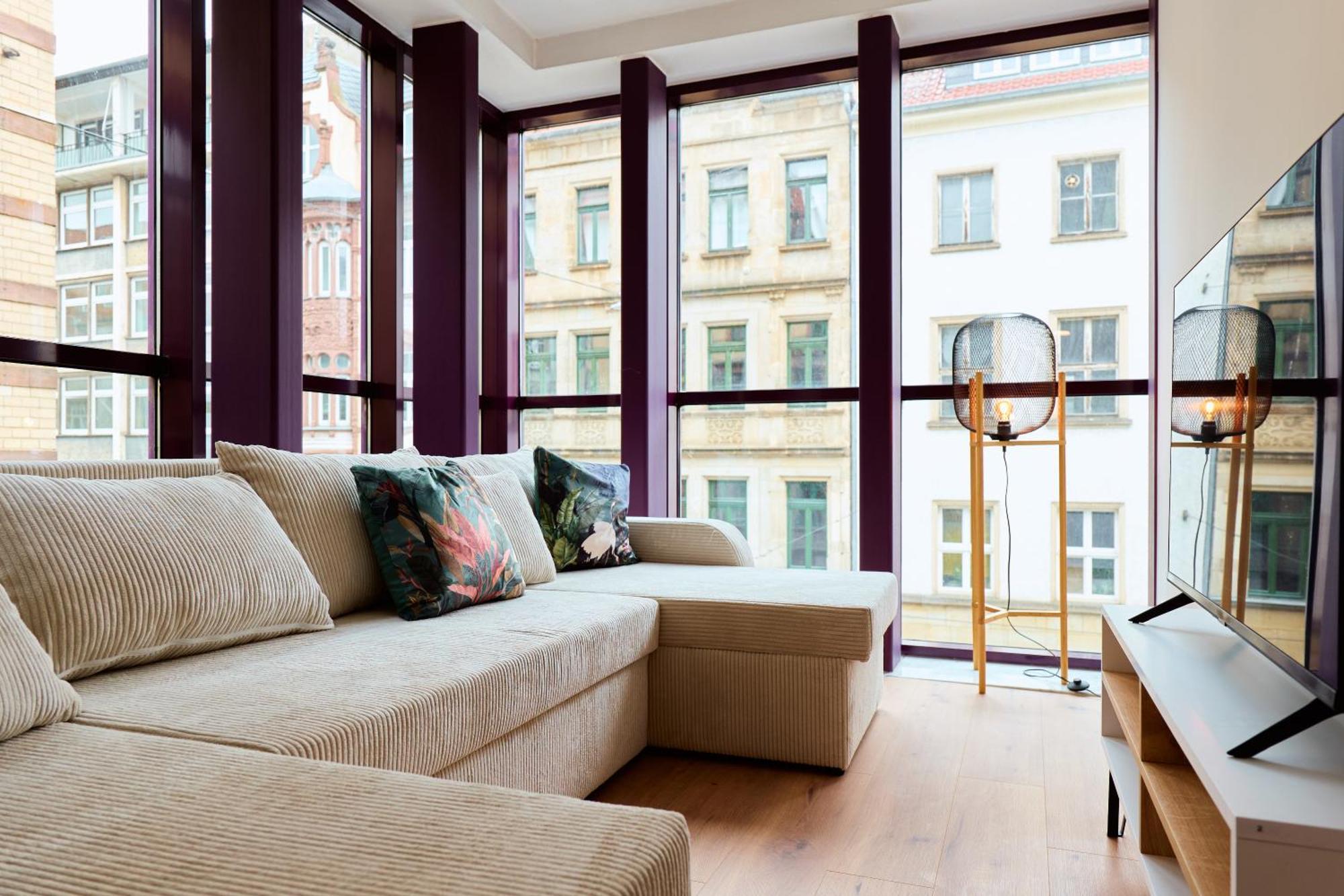 Stylisches Apartment I Fahrstuhl I Bahnhofsnah Erfurt Exteriér fotografie